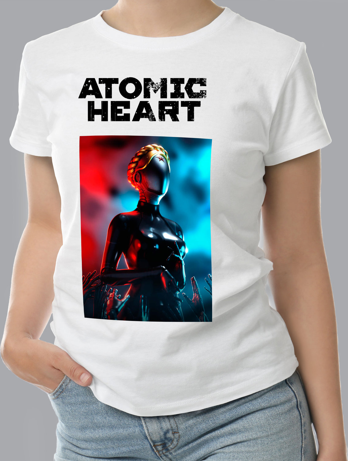 Футболка с Принтом "atomic heart"