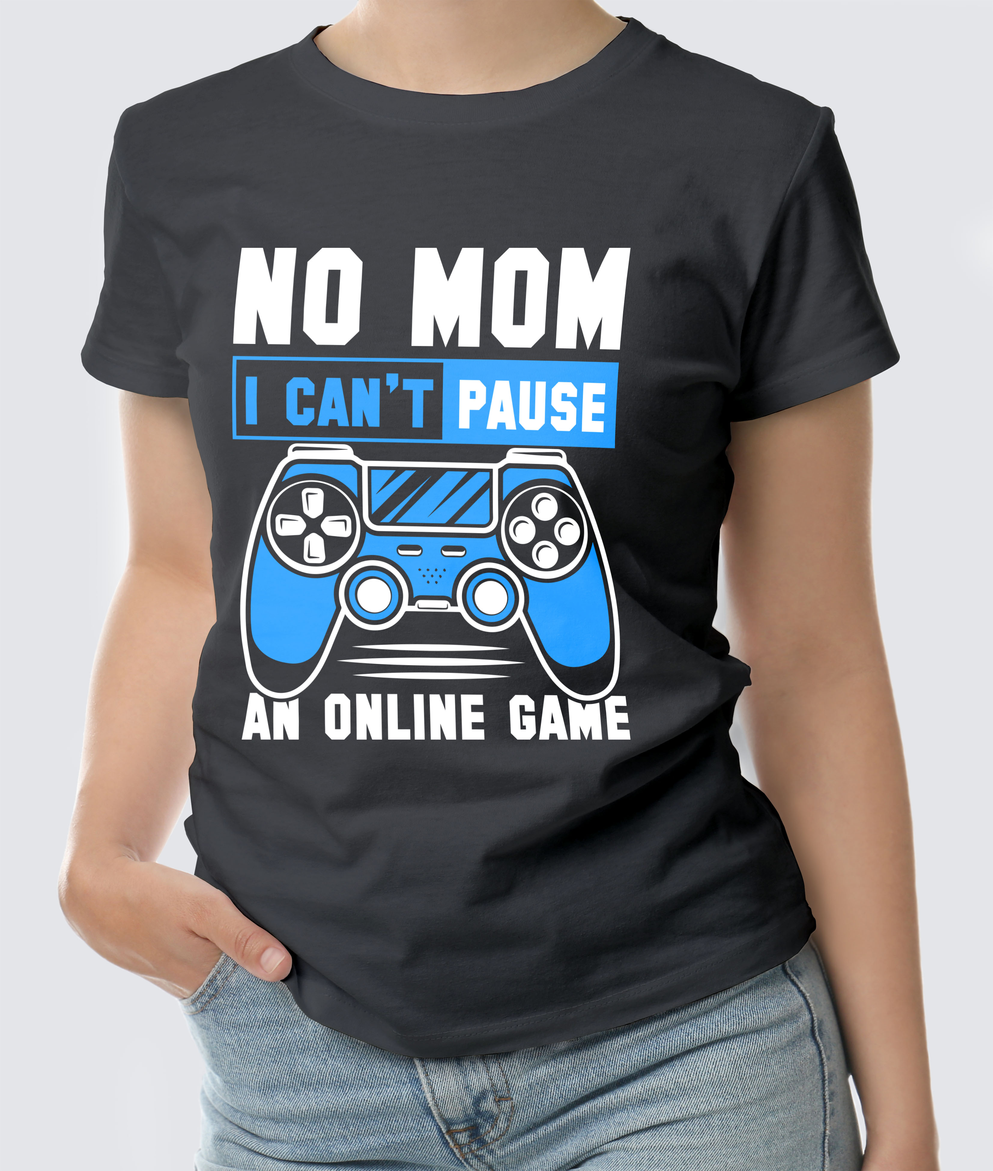 Футболка с Принтом "cant pause"