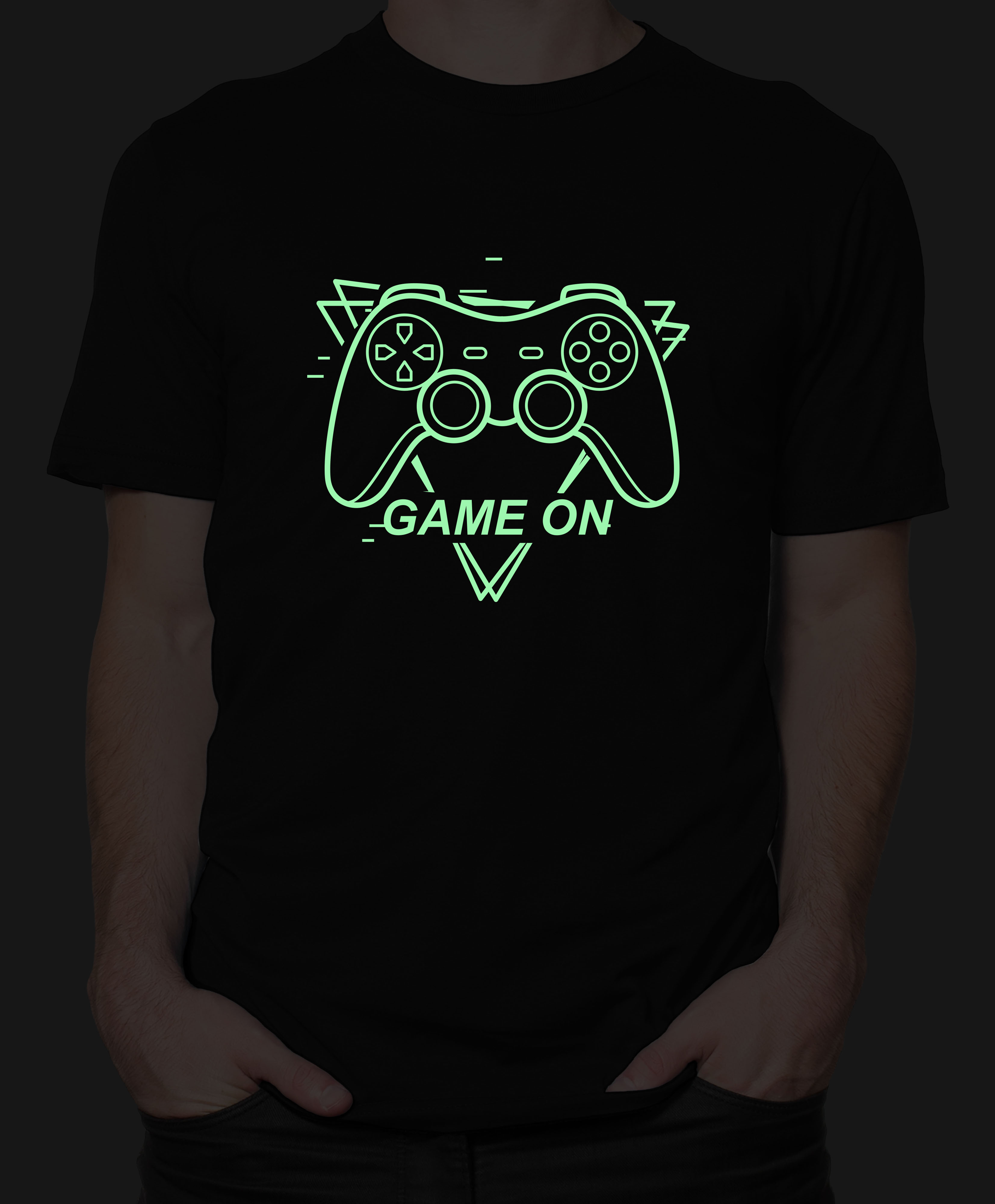 Футболка с Принтом "game on"