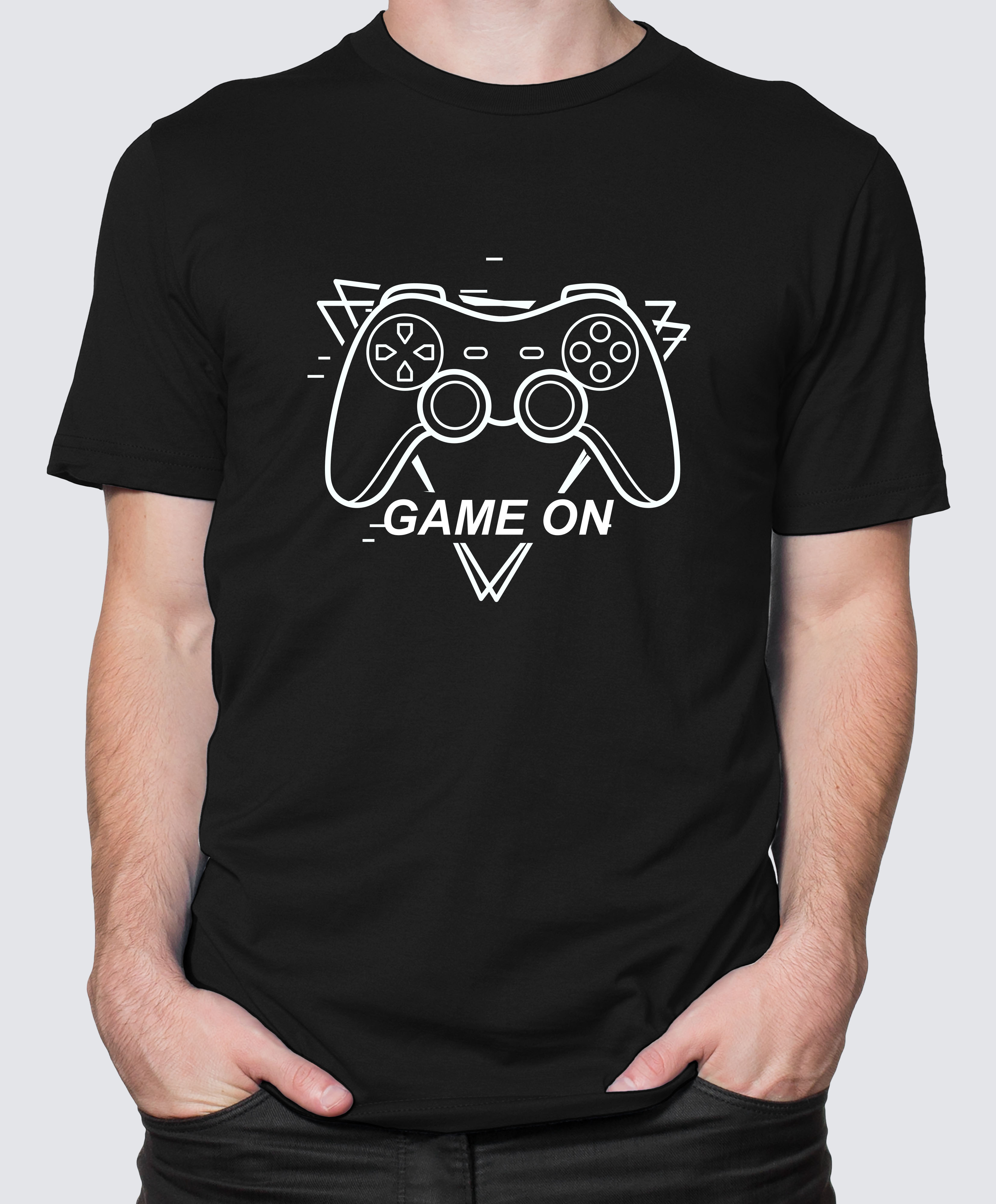 Футболка с Принтом "game on"