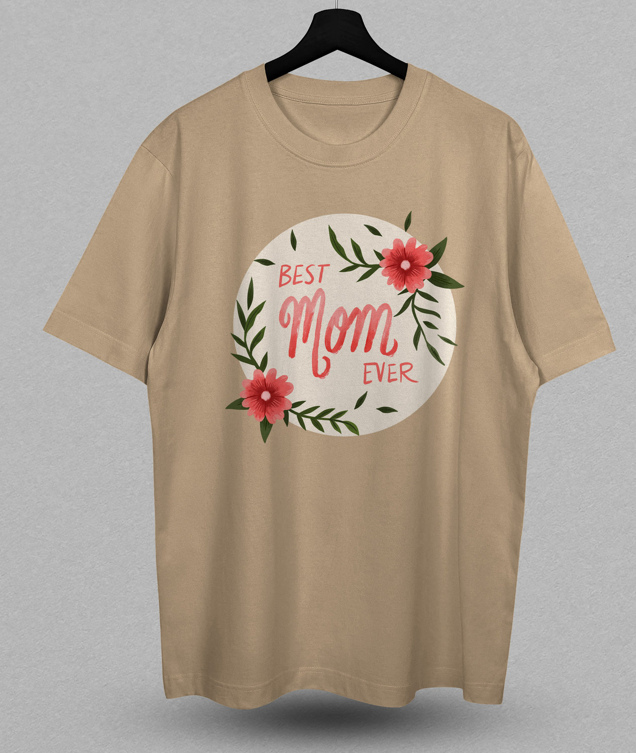 Футболка с принтом best mom