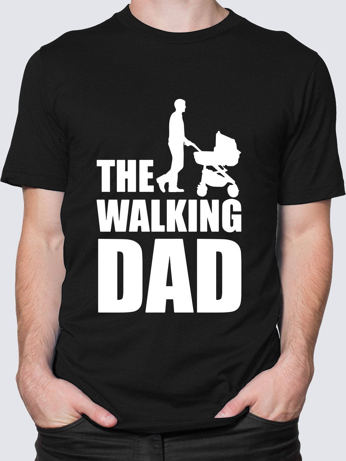 Мужская футболка с Принтом "dad"