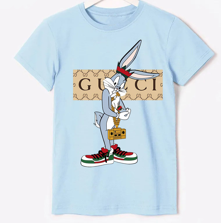 Детская футболка с принтом Gucci