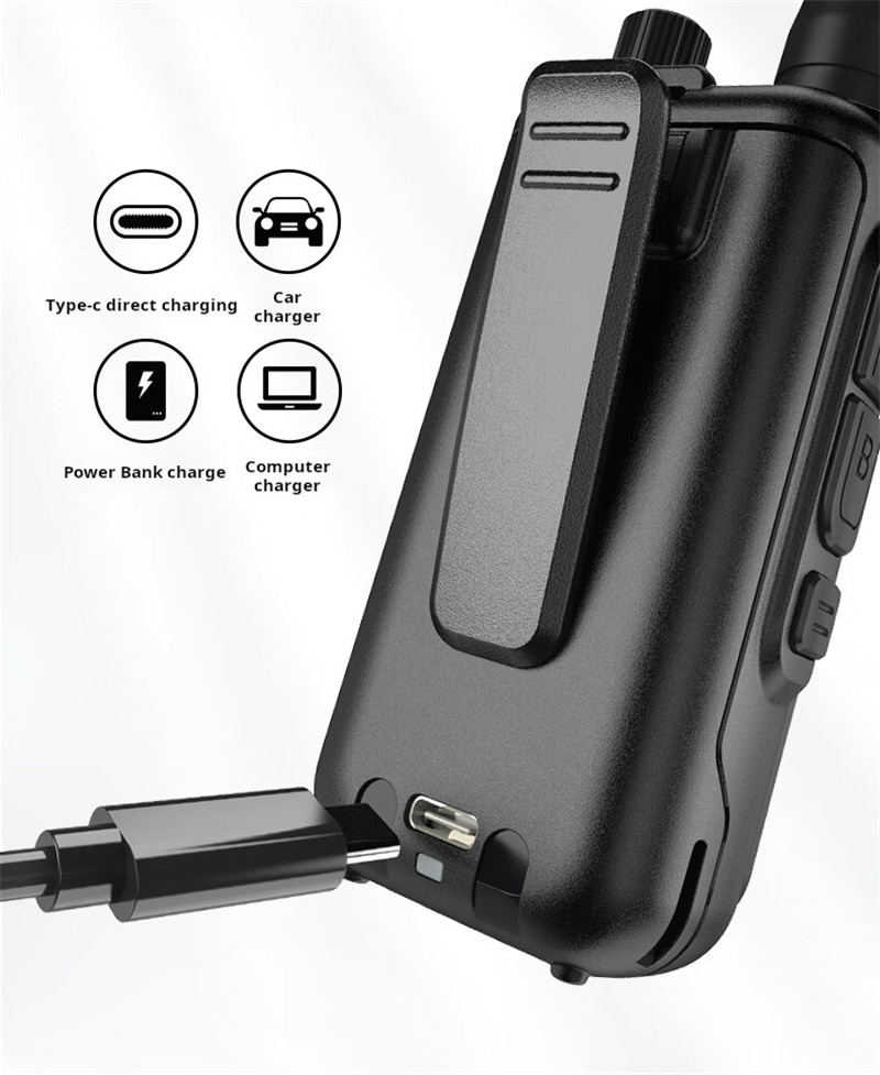 Мини-рация UV-5R для спорта - черная (комплект 2 шт.)