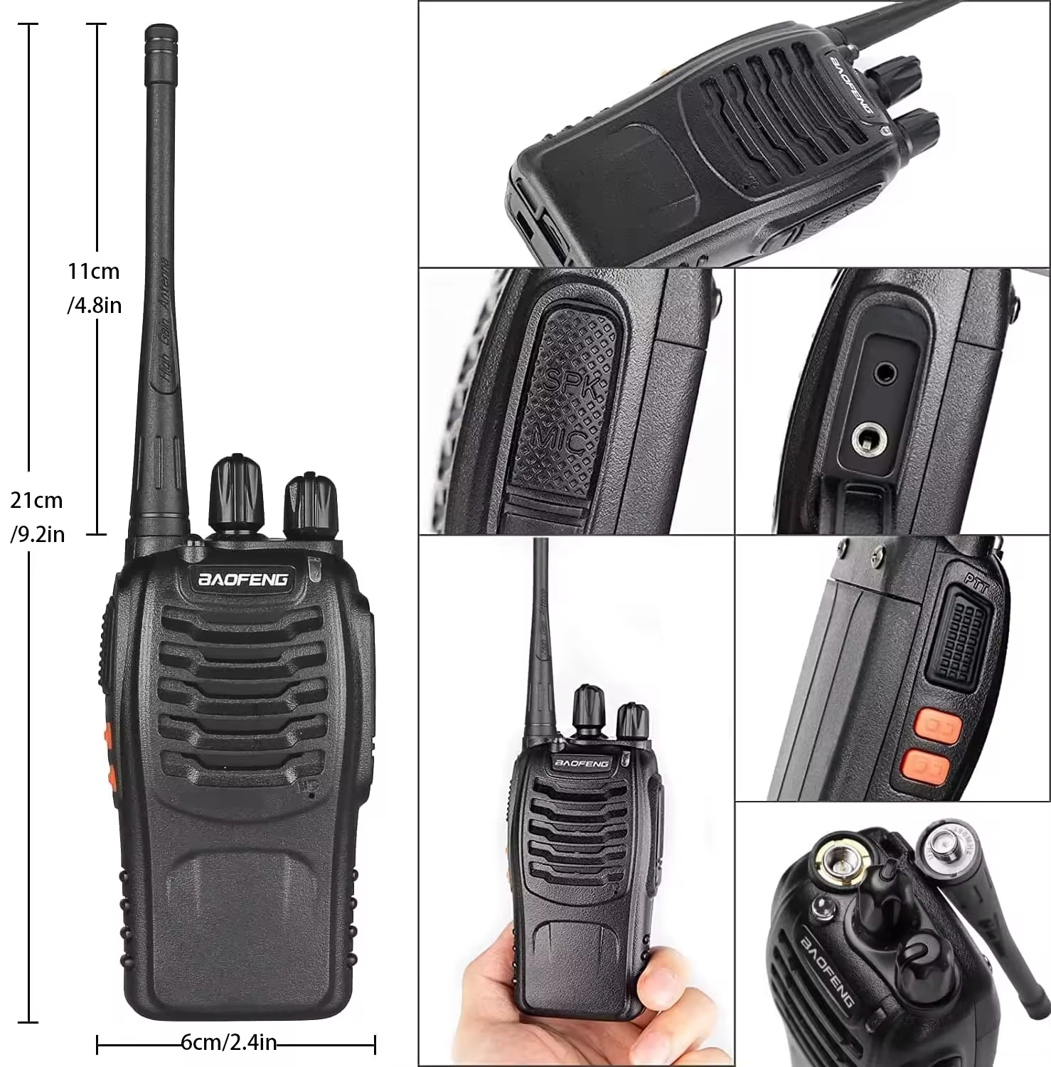Рация BAOFENG BF-888S Two-Way Radios (комплект 2 шт.)
