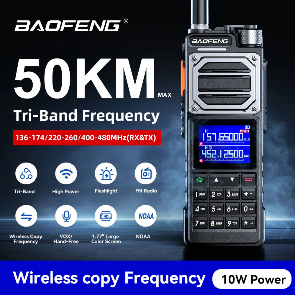 Трёхдиапазонная двухсторонняя рация Baofeng UV-25