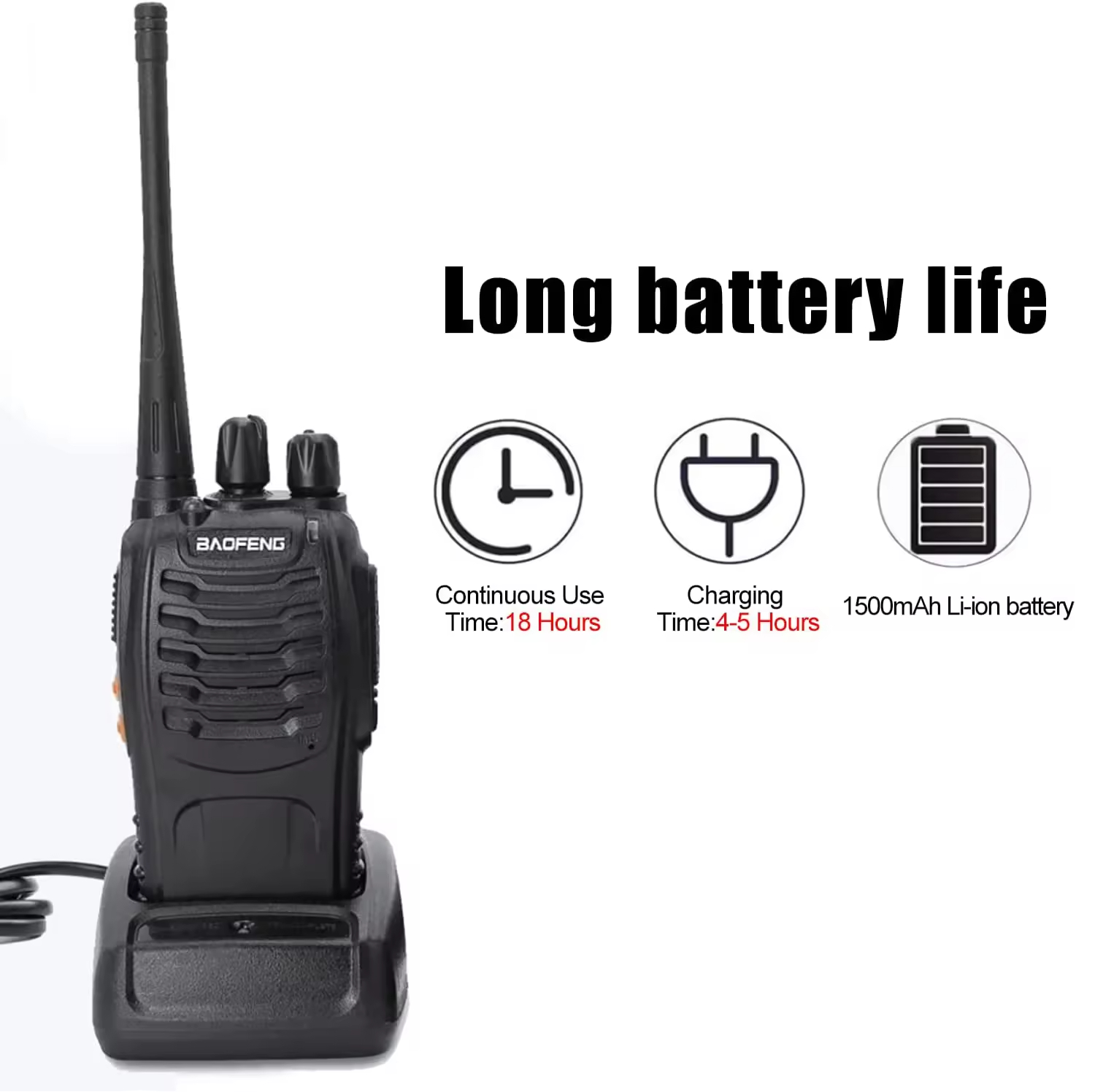 Рация BAOFENG BF-888S Two-Way Radios (комплект 2 шт.)
