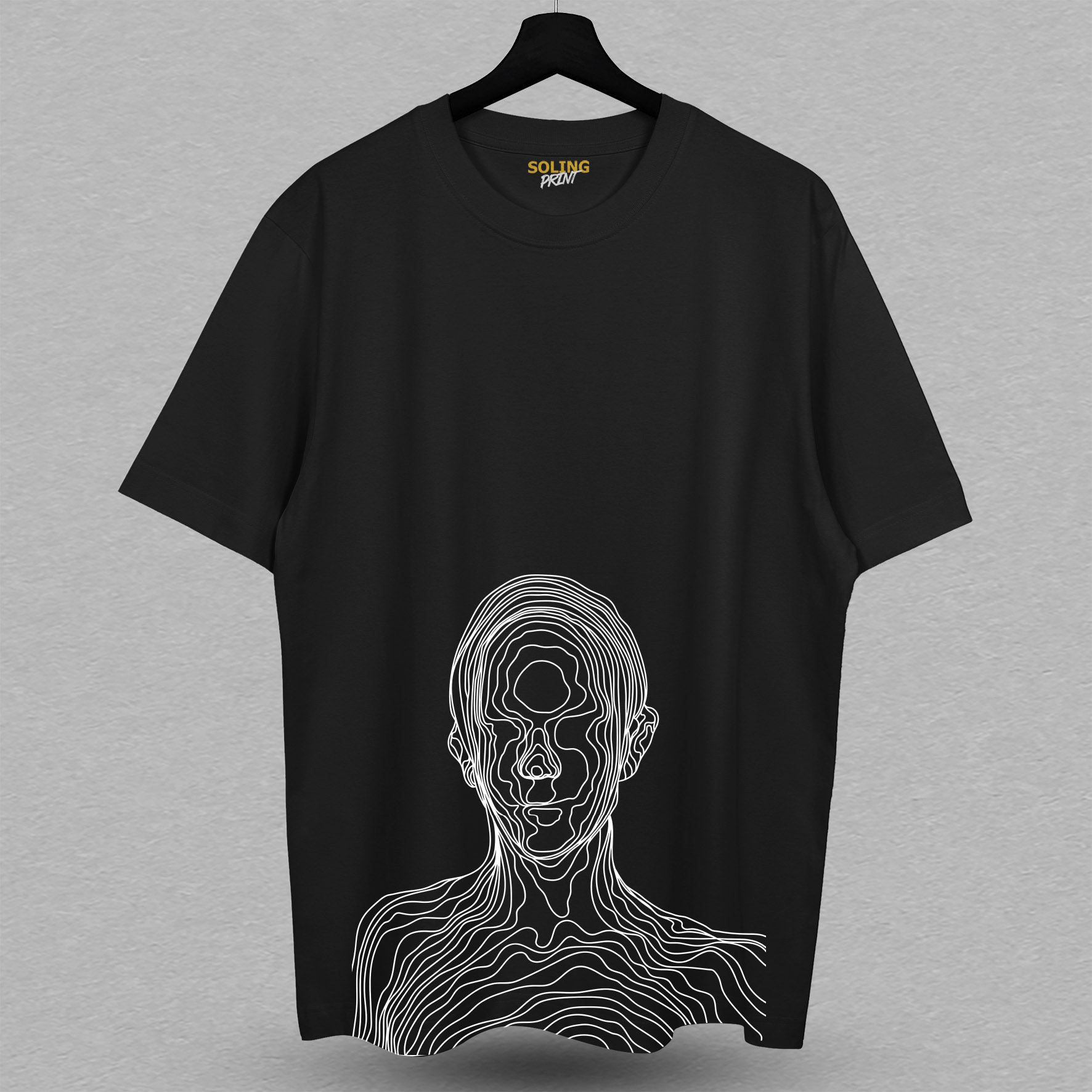 Футболка с принтом "Human"