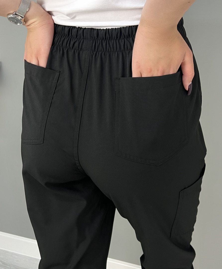 Медицинские брюки FIBER - Черный (Black) Медицинские брюки FIBER - Черный (Black)