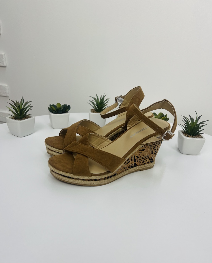 Женские сандалии Espadrille Low shoes - коричневые Женские сандалии Espadrille Low shoes - коричневые
