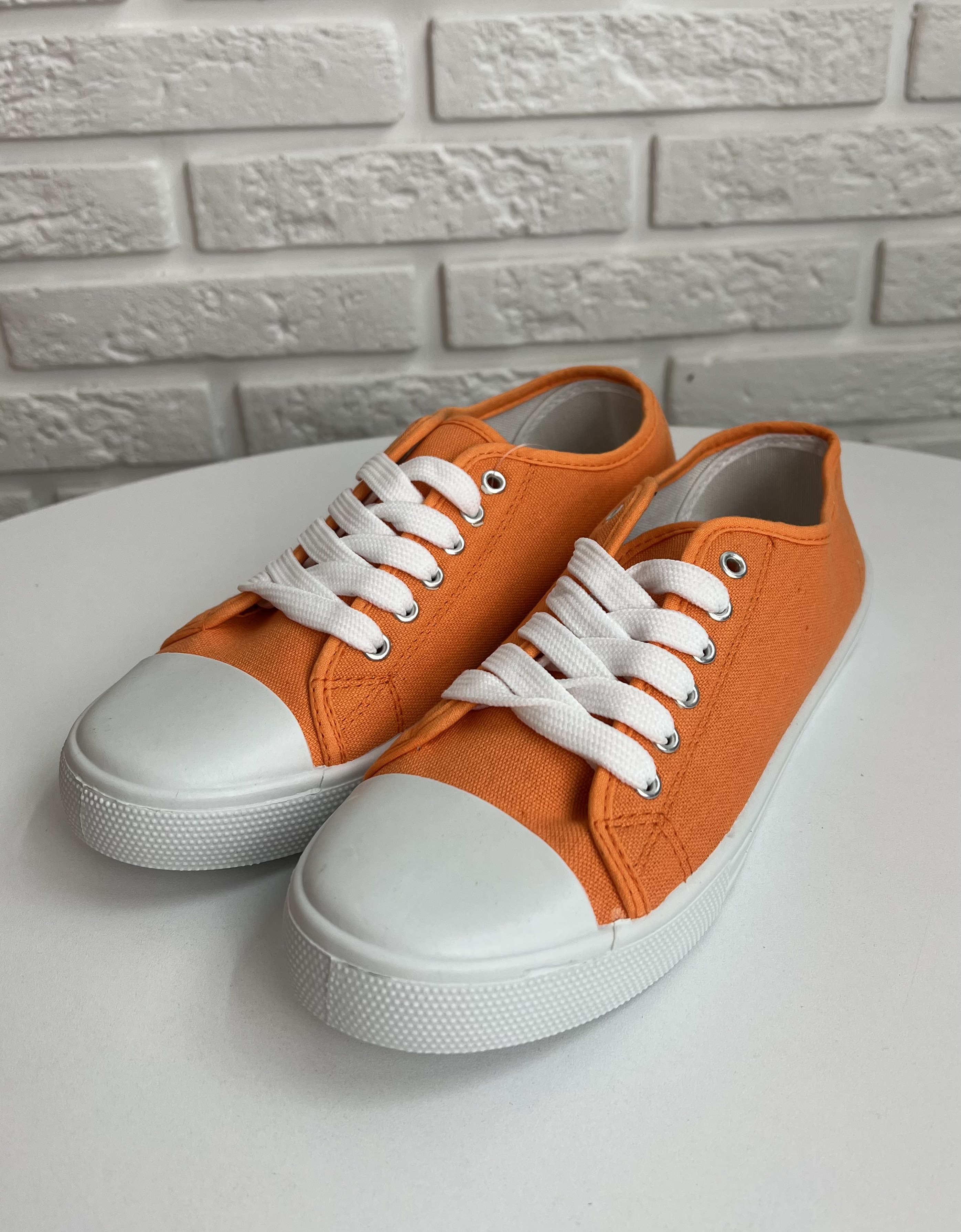 Женские кеды B263373 - оранжевые