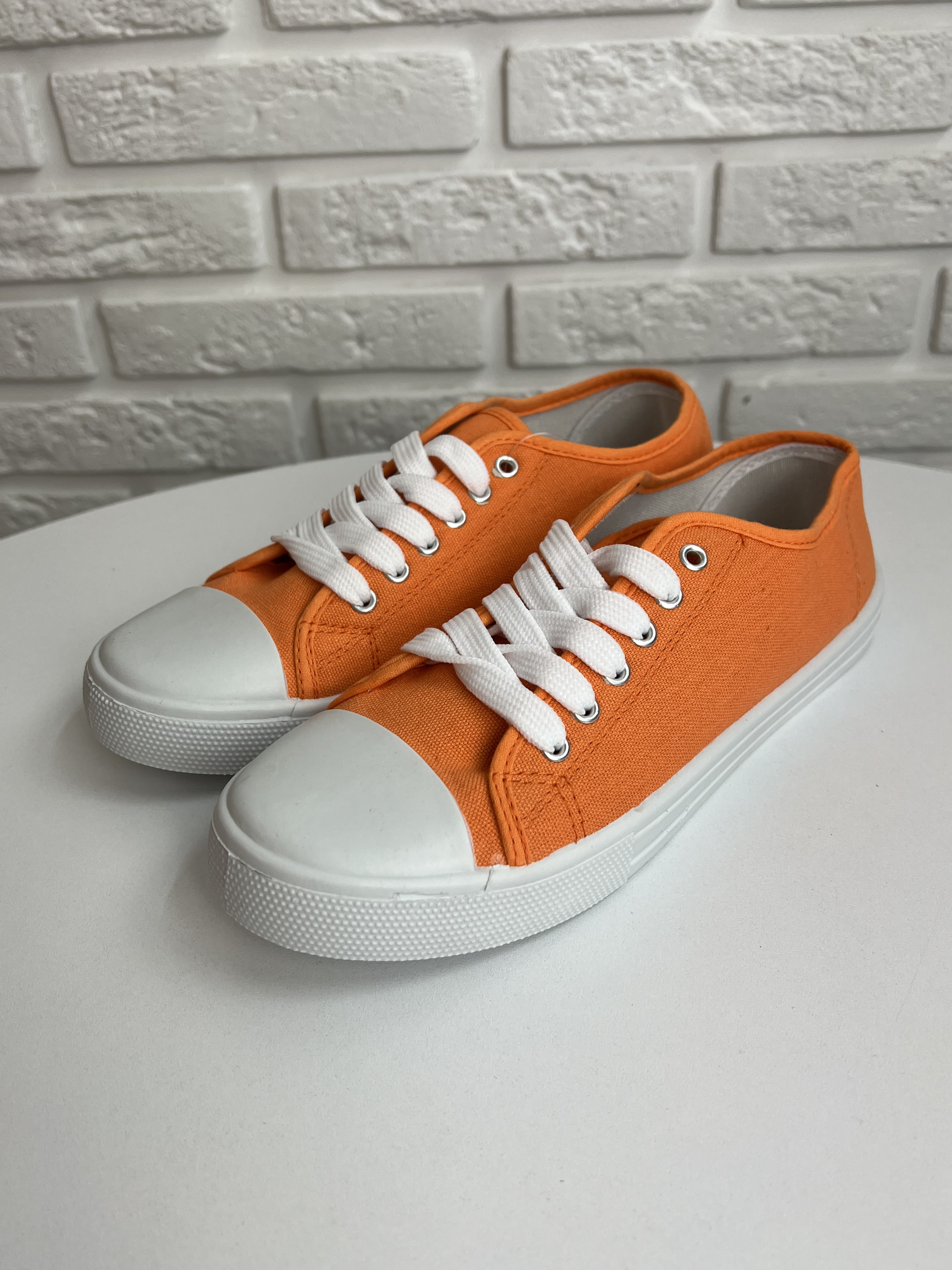 Женские кеды B263373 - оранжевые