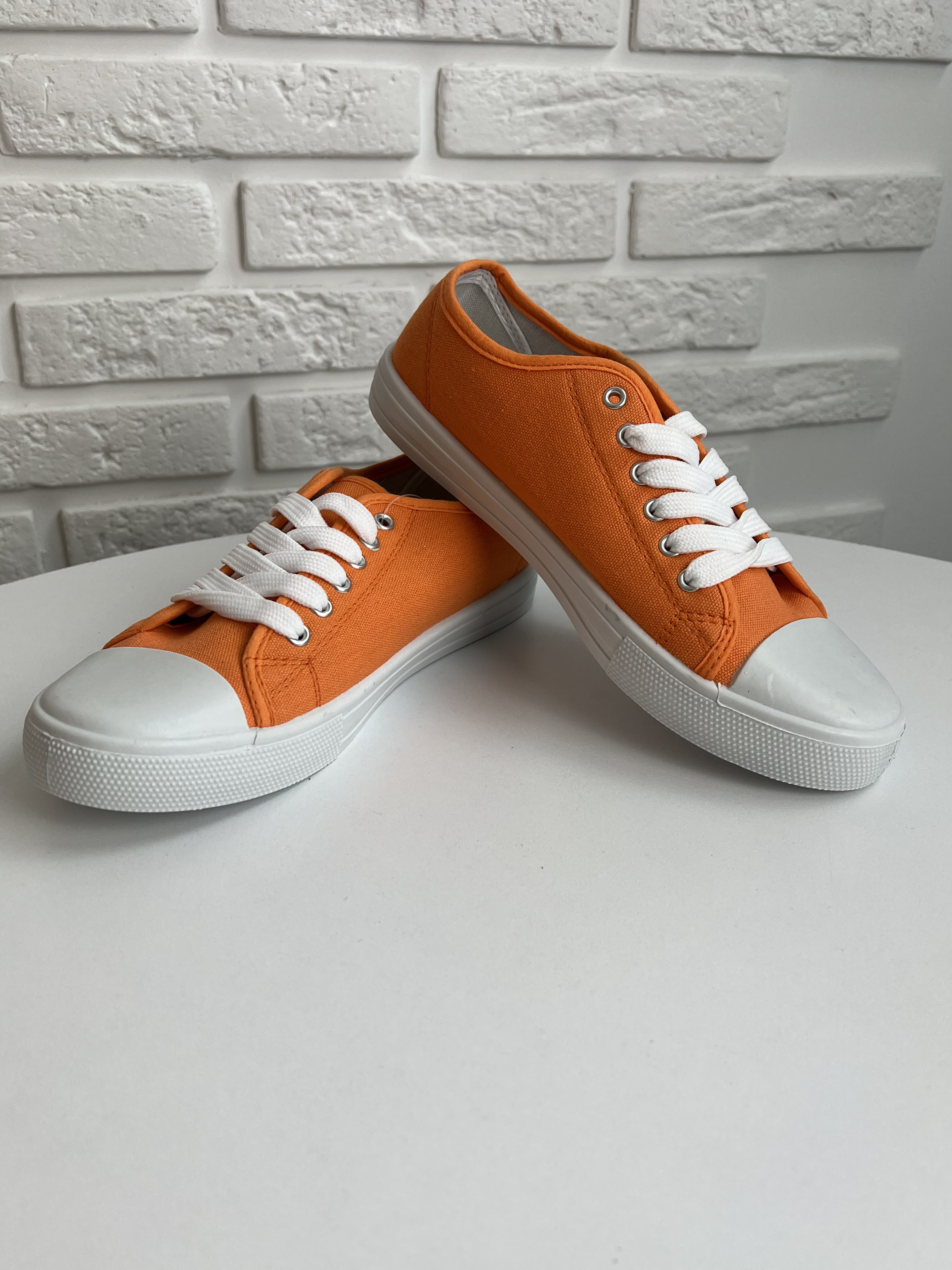 Женские кеды B263373 - оранжевые