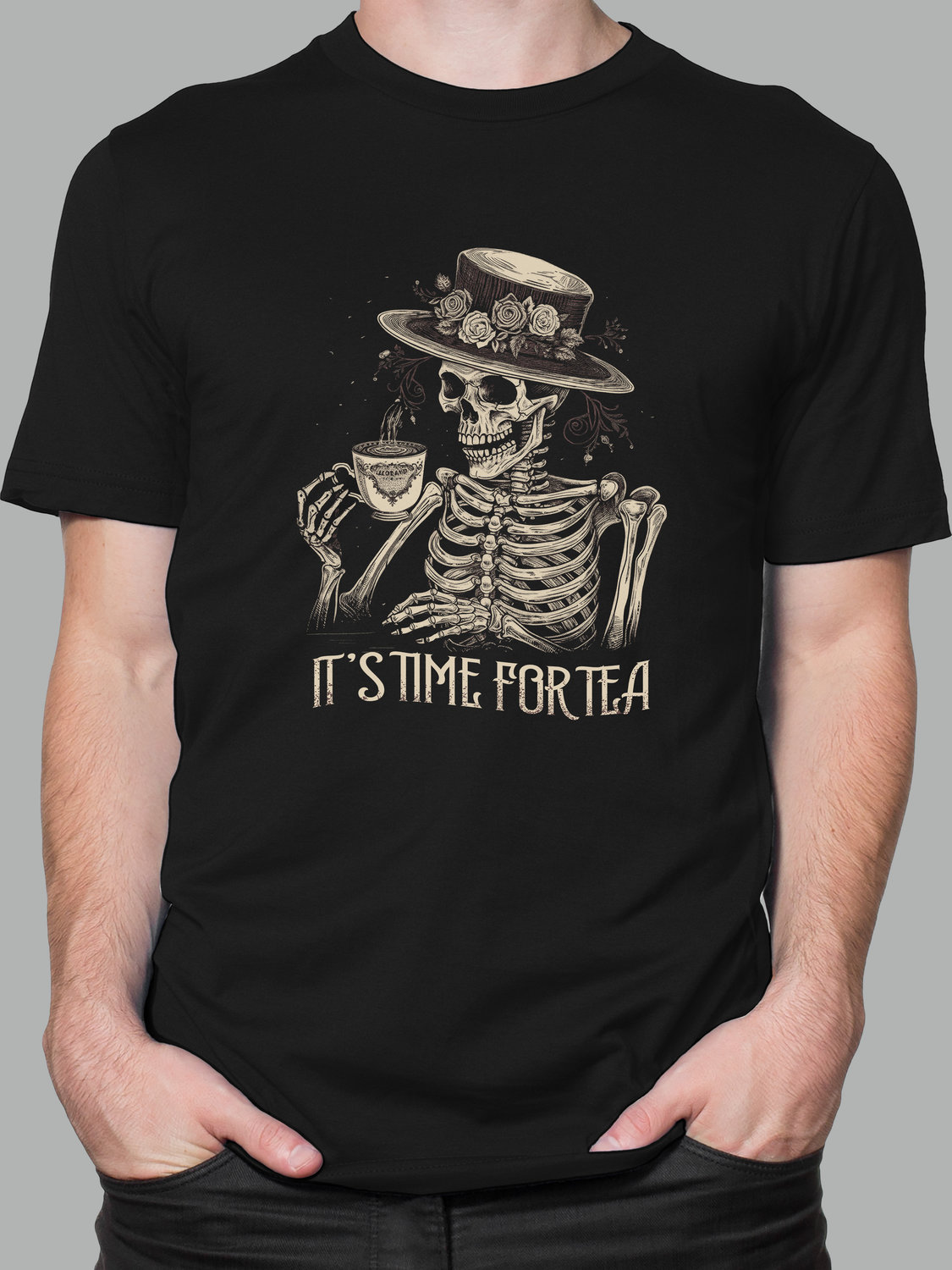 Футболка с принтом Time for tea