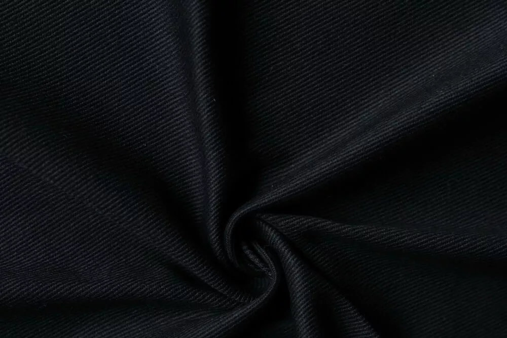 JUNO-300 Black 910 (300gsm | 100% Cotton | Twill 3/1) JUNO-300 Black 910 (300gsm | 100% Cotton | Twill 3/1)