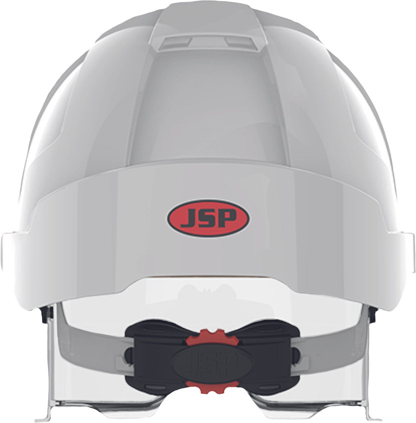Защитная каска JSP EVO® VISTAlens® с интегрированными очками Защитная каска JSP EVO® VISTAlens® с интегрированными очками