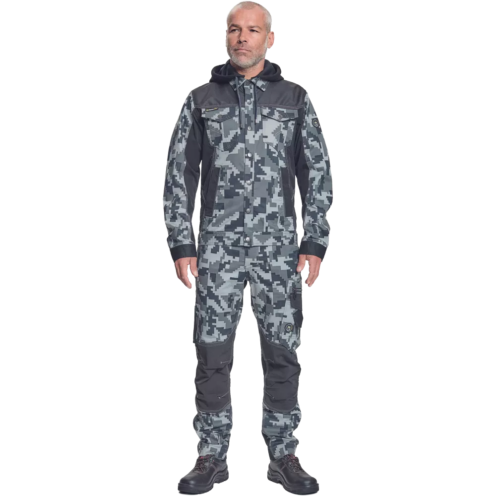 Куртка NEURUM CAMOUFLAGE с капюшоном - серая Куртка NEURUM CAMOUFLAGE с капюшоном - серая