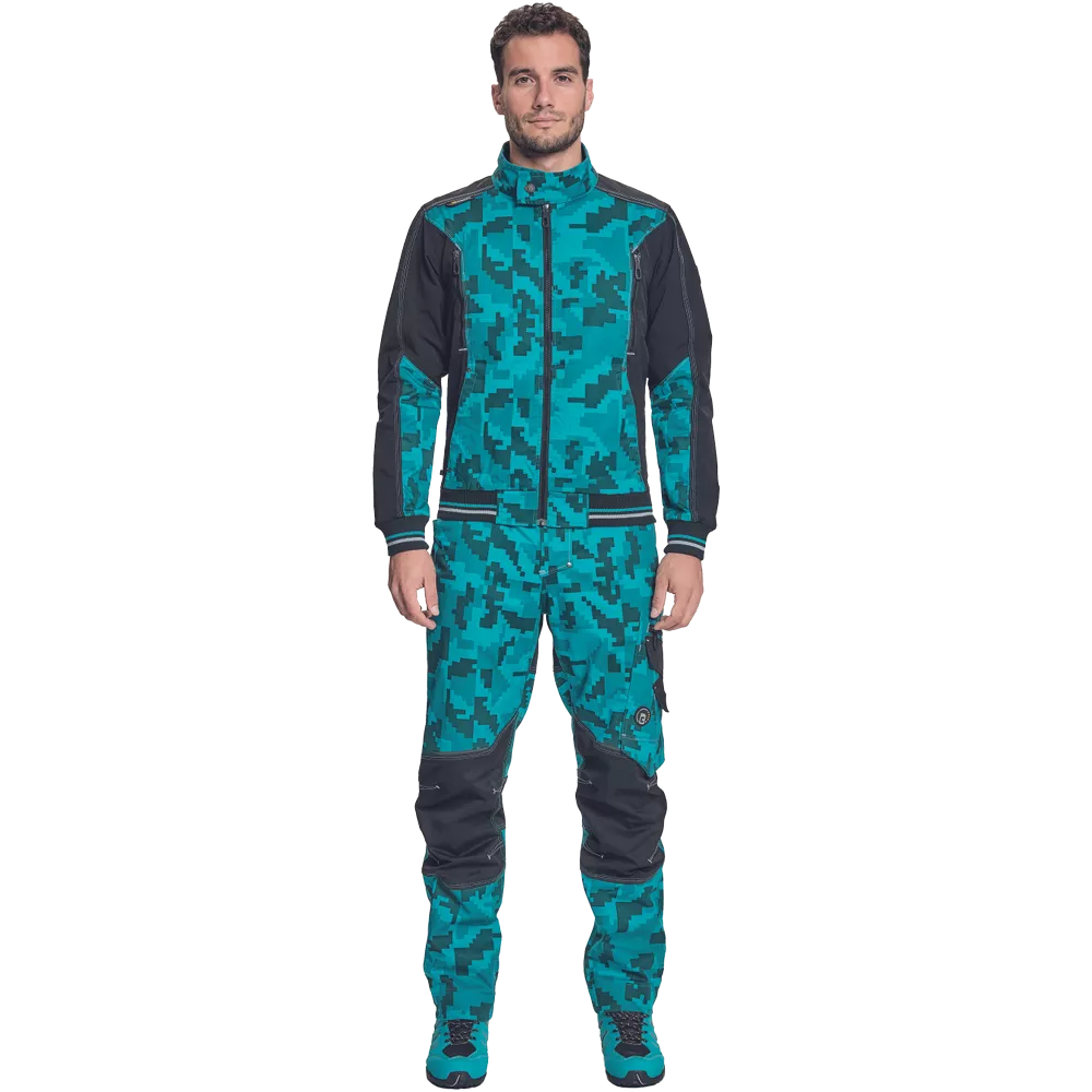 Куртка NEURUM CAMOUFLAGE - бирюзовая Куртка NEURUM CAMOUFLAGE - бирюзовая
