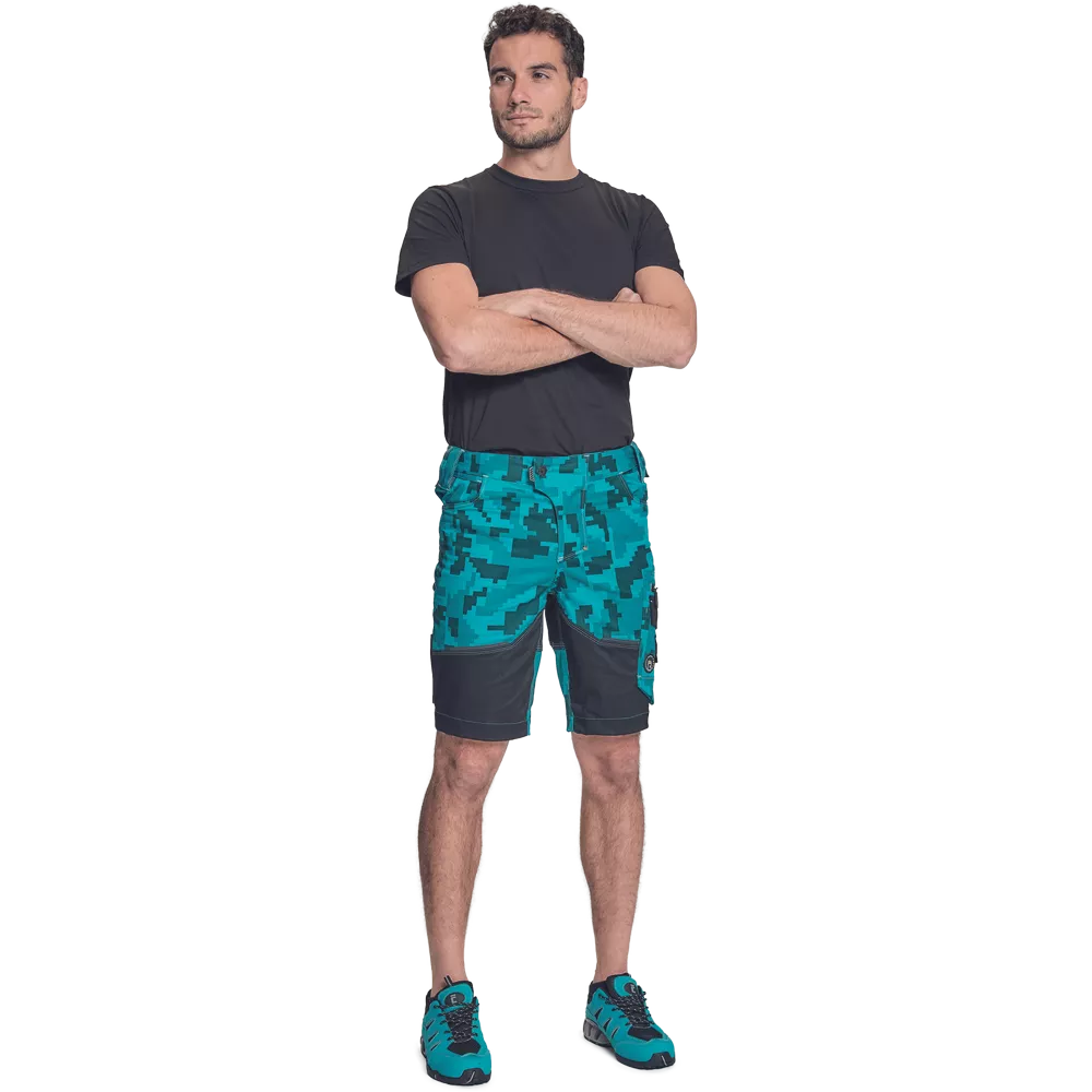 Шорты NEURUM CAMOUFLAGE - бирюзовые Шорты NEURUM CAMOUFLAGE - бирюзовые