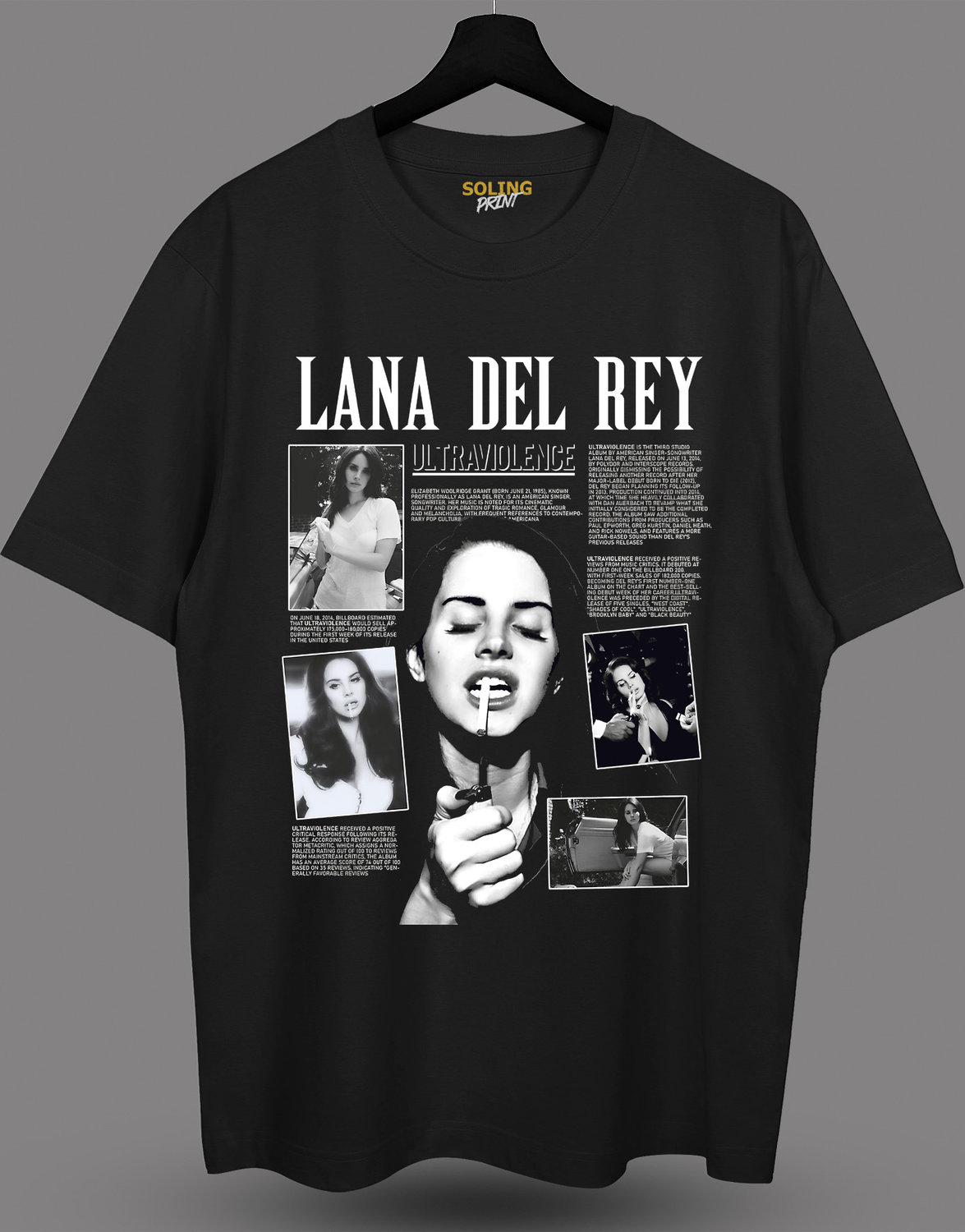 Футболка с принтом "Lana Del Ray"