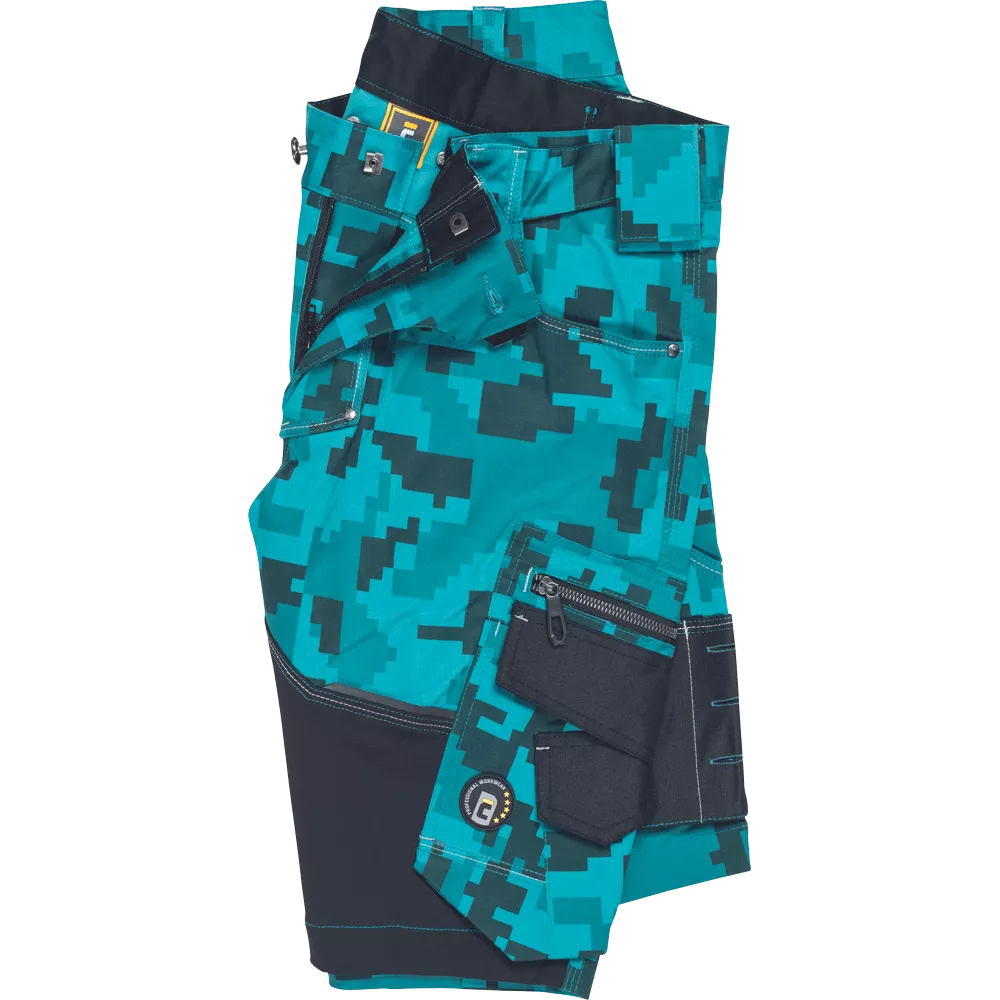 Шорты NEURUM CAMOUFLAGE - бирюзовые Шорты NEURUM CAMOUFLAGE - бирюзовые