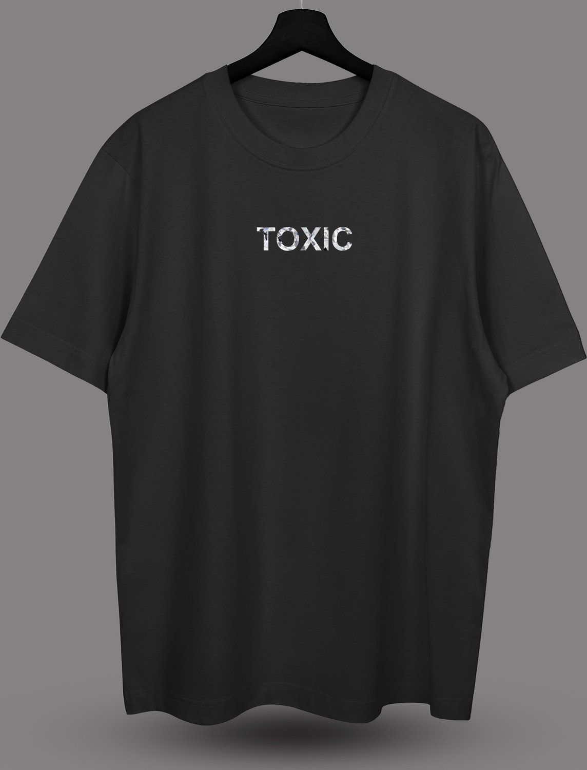 Футболка с принтом toxic