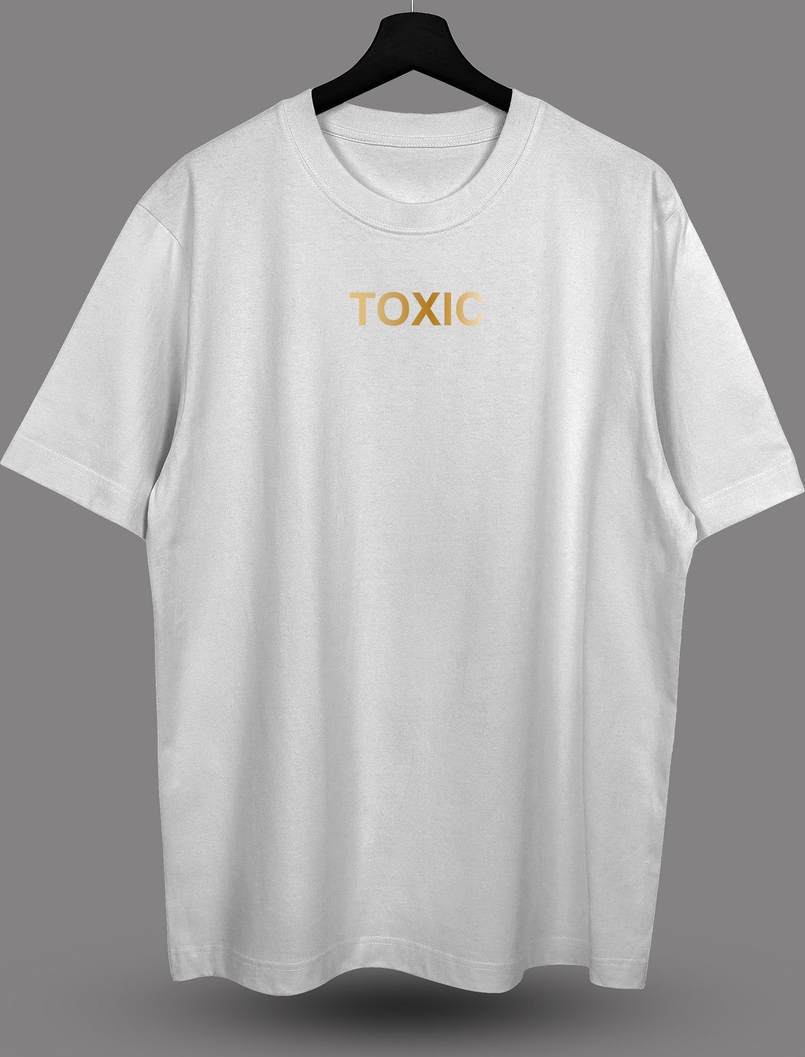 Футболка с принтом toxic