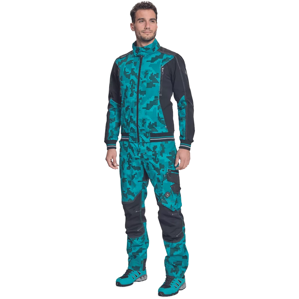 Куртка NEURUM CAMOUFLAGE - бирюзовая Куртка NEURUM CAMOUFLAGE - бирюзовая