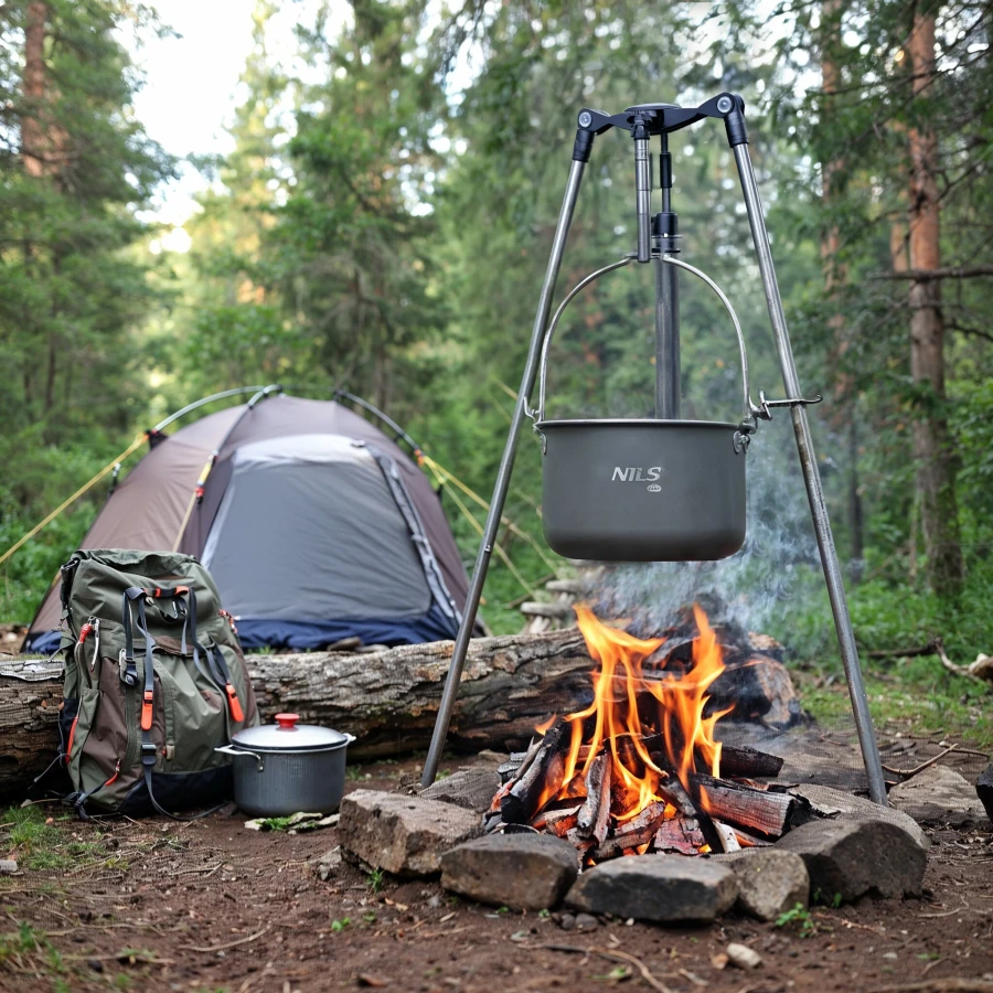 Туристический казан NC17117 с крышкой, 4 л