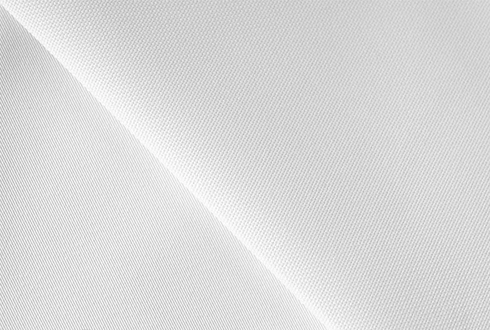 OXFORD-330 PVC White #0 (330gsm | 100% Polyester | Plain 1/1)