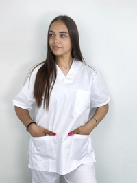 PANACEA Медицинская рубашка - Белый