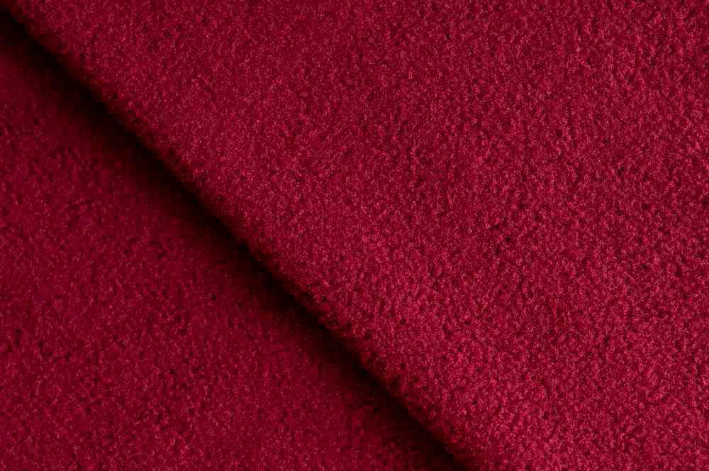 POLAR FLEECE-270N Dark Red #C10 (270gsm | 100% Polyester | knitted fabric)