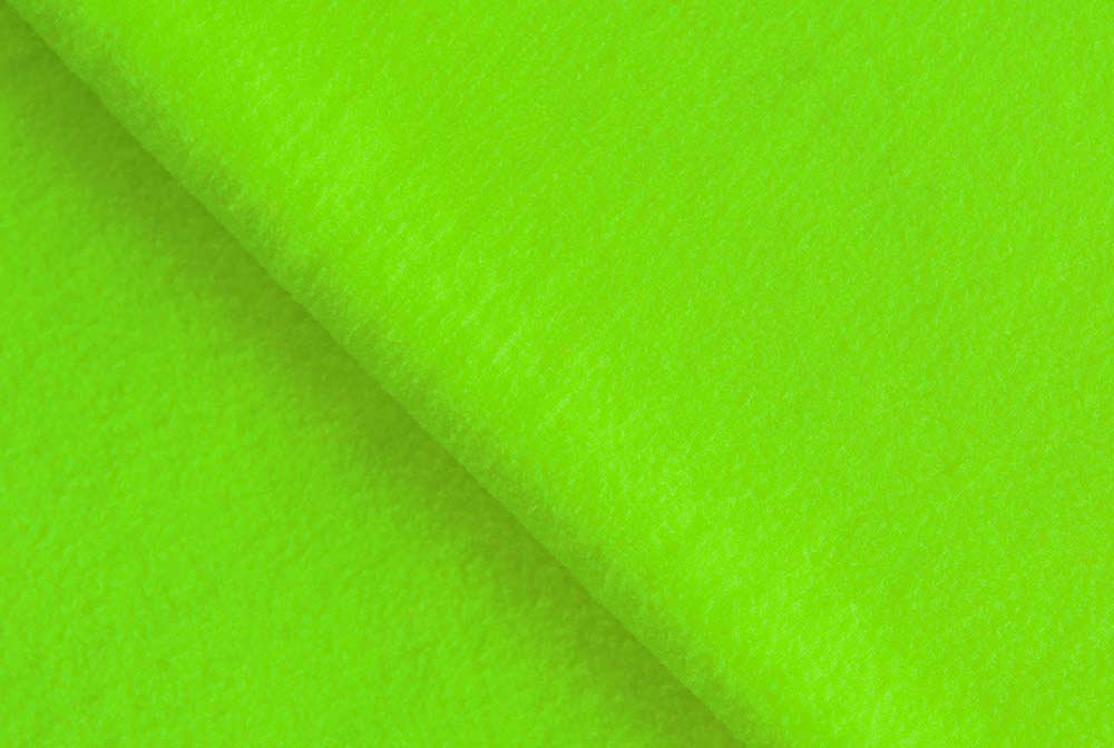 POLAR FLEECE-270N HV Yellow (270gsm | 100% Polyester | knitted fabric)