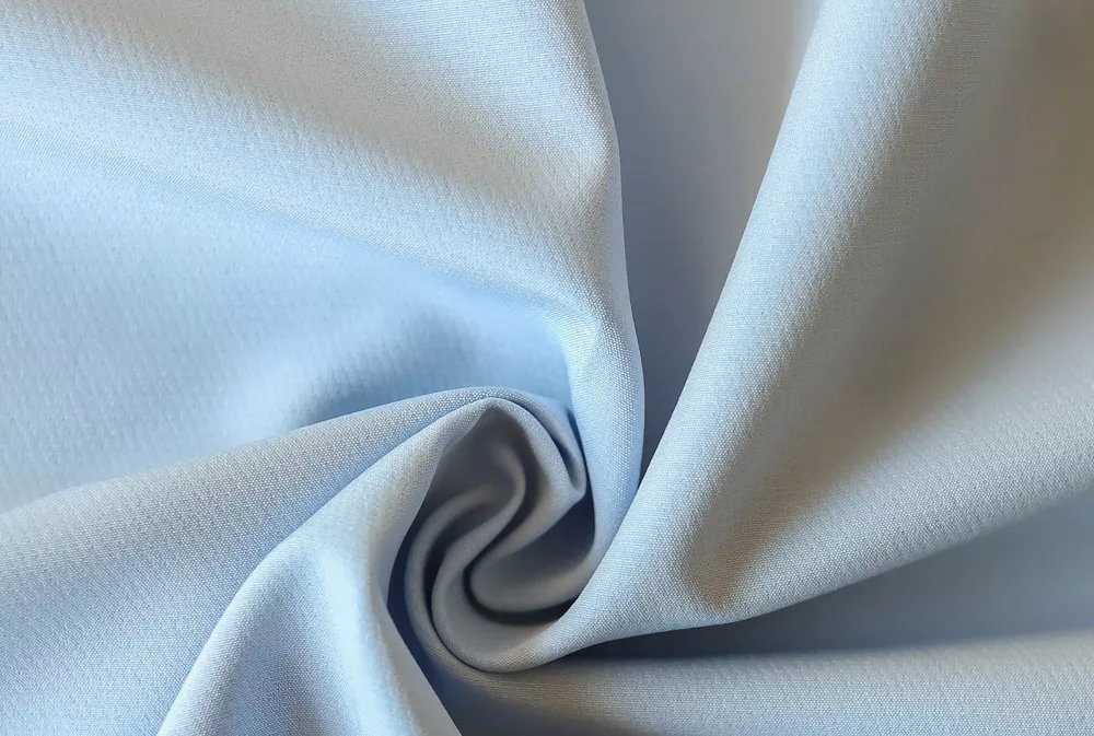 PIXIE-155 Baby Blue #22-24 (155 gsm | 92% Polyester, 8% Spandex | Plain 1/1, 4-way stretch) PIXIE-155 Baby Blue #22-24 (155 gsm | 92% Polyester, 8% Spandex | Plain 1/1, 4-way stretch)
