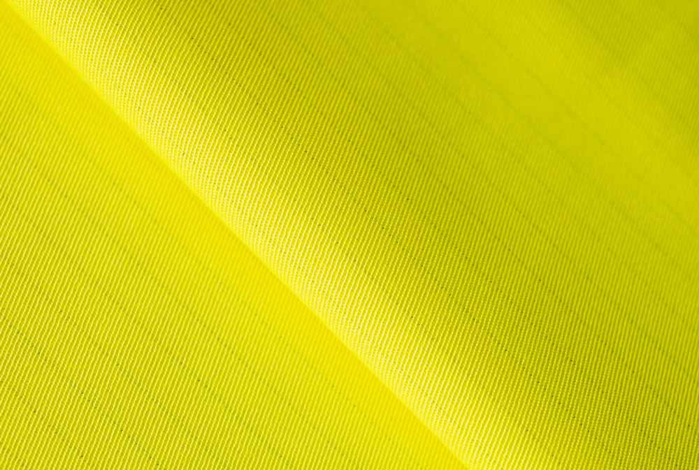 POSEIDON-245 HV Yellow (245gsm | 80% Cotton, 19% Polyester, 1% AS | Twill 2/2)