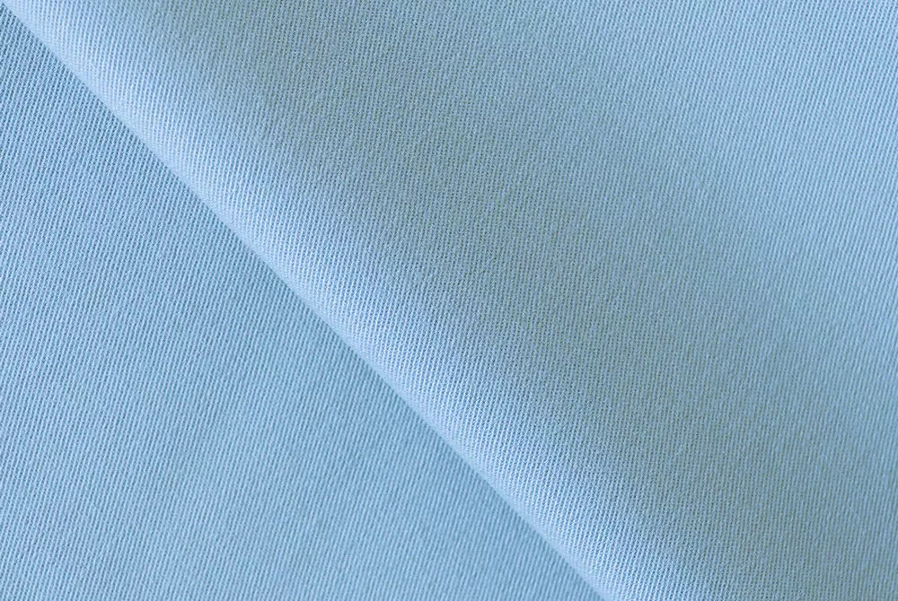Prima-160 CVC high grade carded peach skin, 53% cotton,44% poly, 3% spandex, 2/1 160gsm, 150cm Baby Blue #22-24 Prima-160 CVC high grade carded peach skin, 53% cotton,44% poly, 3% spandex, 2/1 160gsm, 150cm Baby Blue #22-24