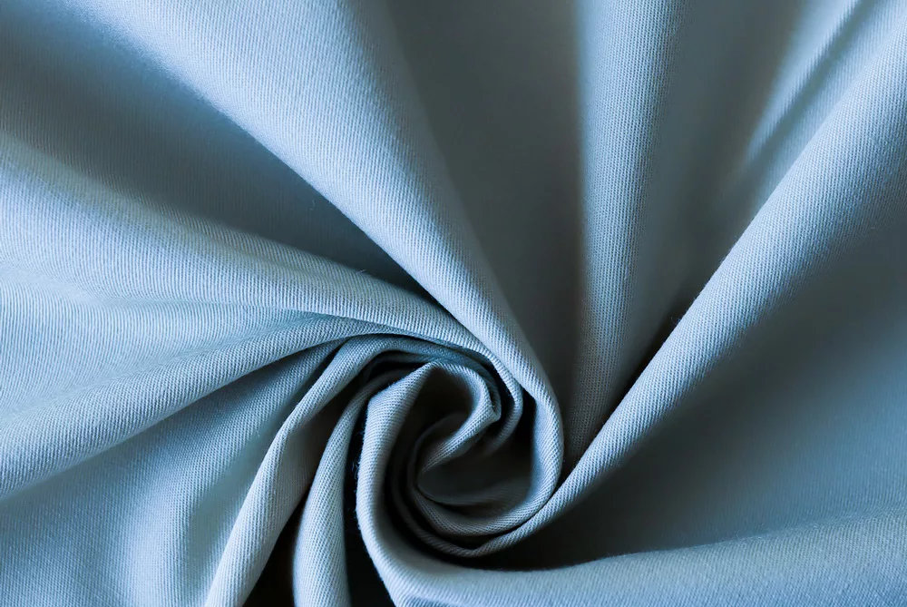 Prima-160 CVC high grade carded peach skin, 53% cotton,44% poly, 3% spandex, 2/1 160gsm, 150cm Baby Blue #22-24 Prima-160 CVC high grade carded peach skin, 53% cotton,44% poly, 3% spandex, 2/1 160gsm, 150cm Baby Blue #22-24