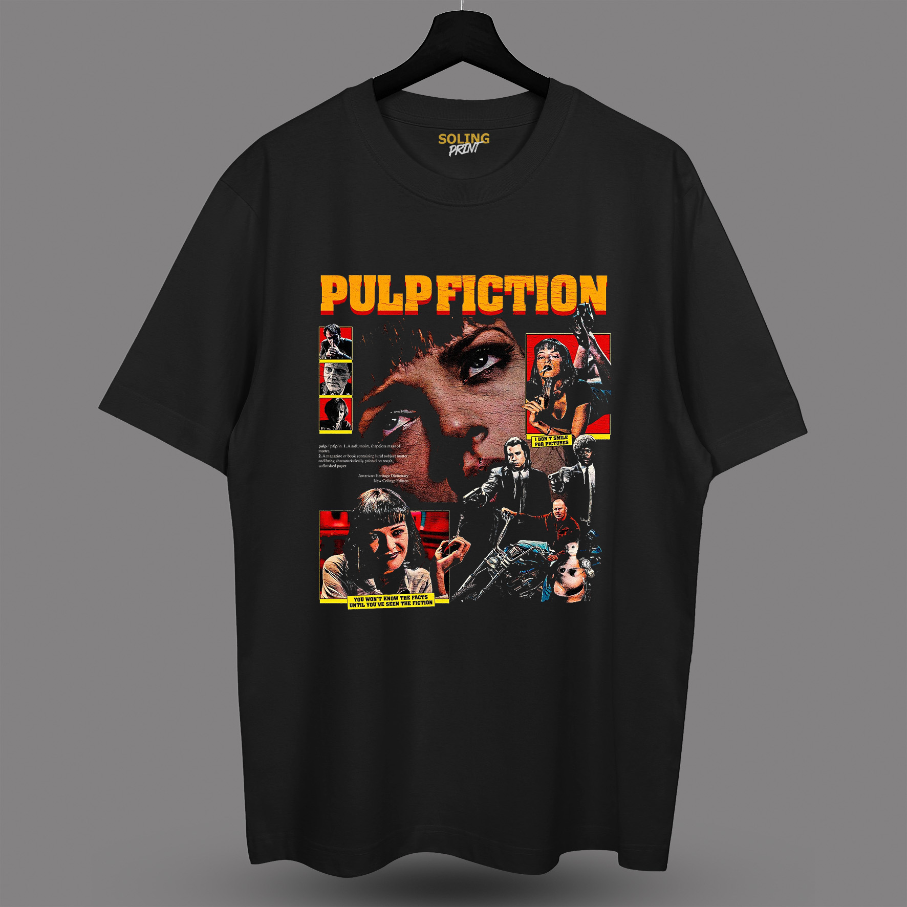 Футболка с принтом Pulp fiction