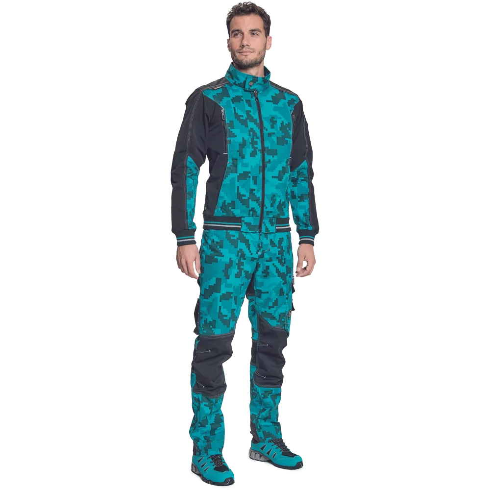 Куртка NEURUM CAMOUFLAGE - бирюзовая Куртка NEURUM CAMOUFLAGE - бирюзовая