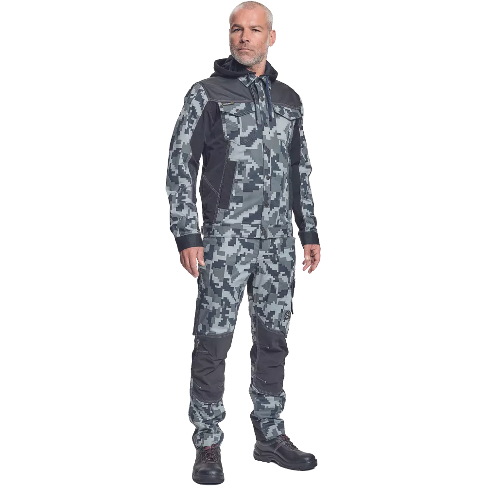Куртка NEURUM CAMOUFLAGE с капюшоном - серая Куртка NEURUM CAMOUFLAGE с капюшоном - серая