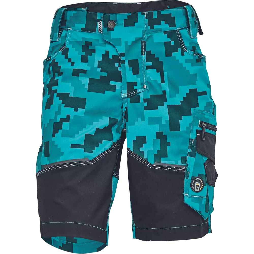 Шорты NEURUM CAMOUFLAGE - бирюзовые Шорты NEURUM CAMOUFLAGE - бирюзовые