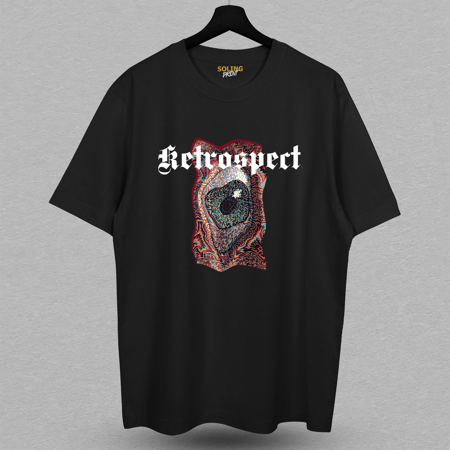 Футболка с принтом "Retrospect"