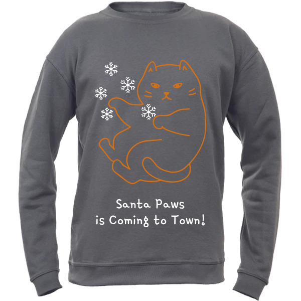 Батник с принтом (Santa paws)