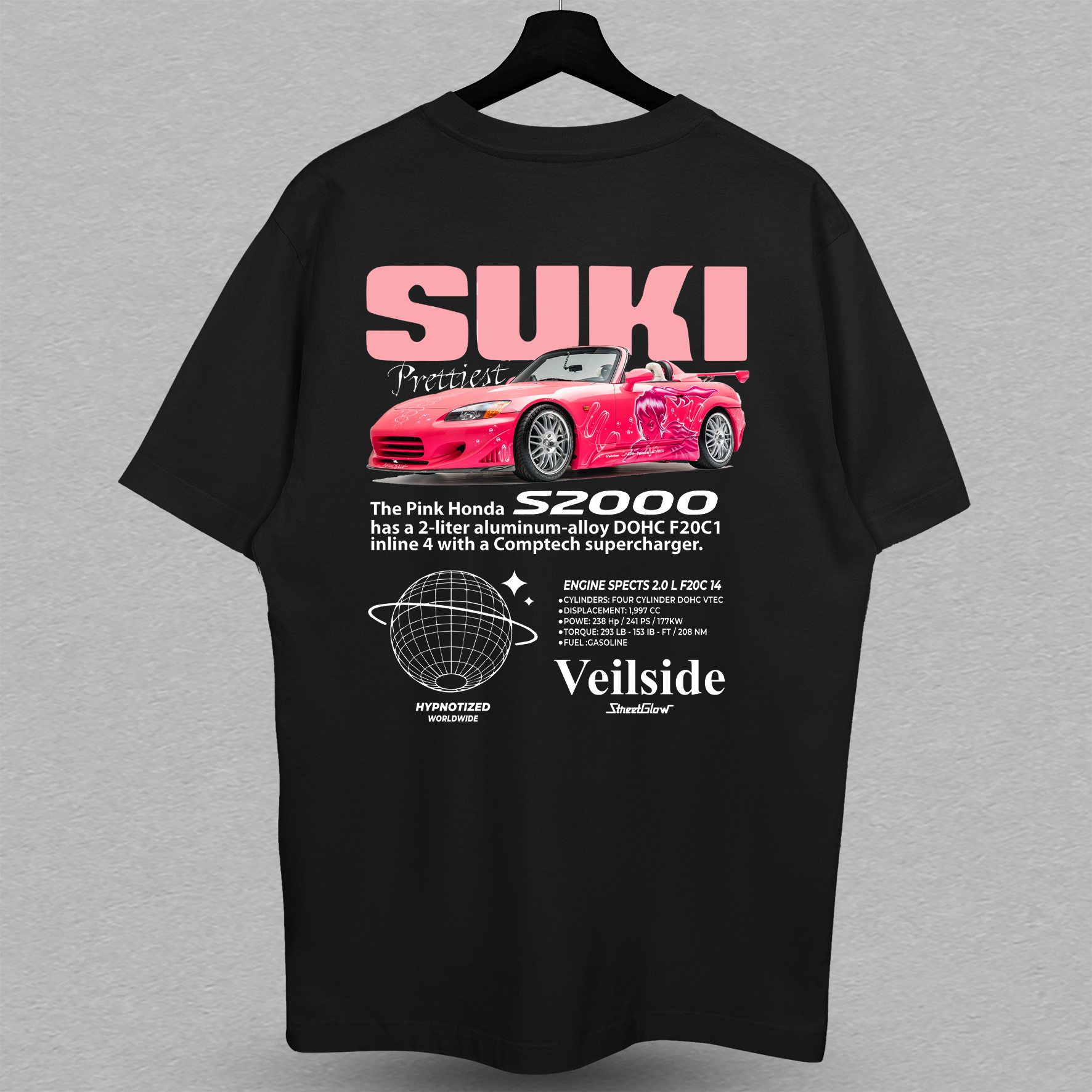 Футболка с принтом "Suki 2000"