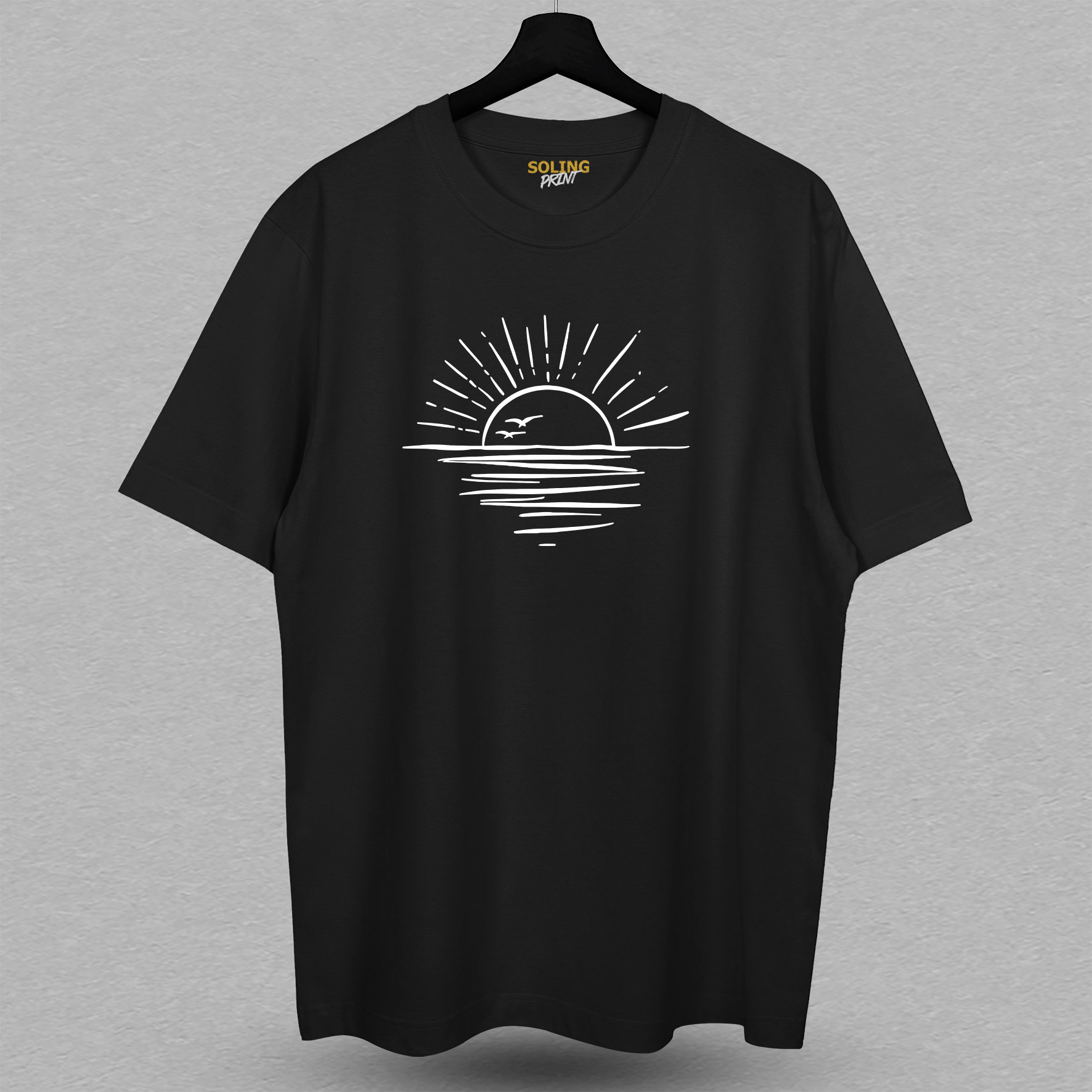 Футболка с принтом "Sundown"
