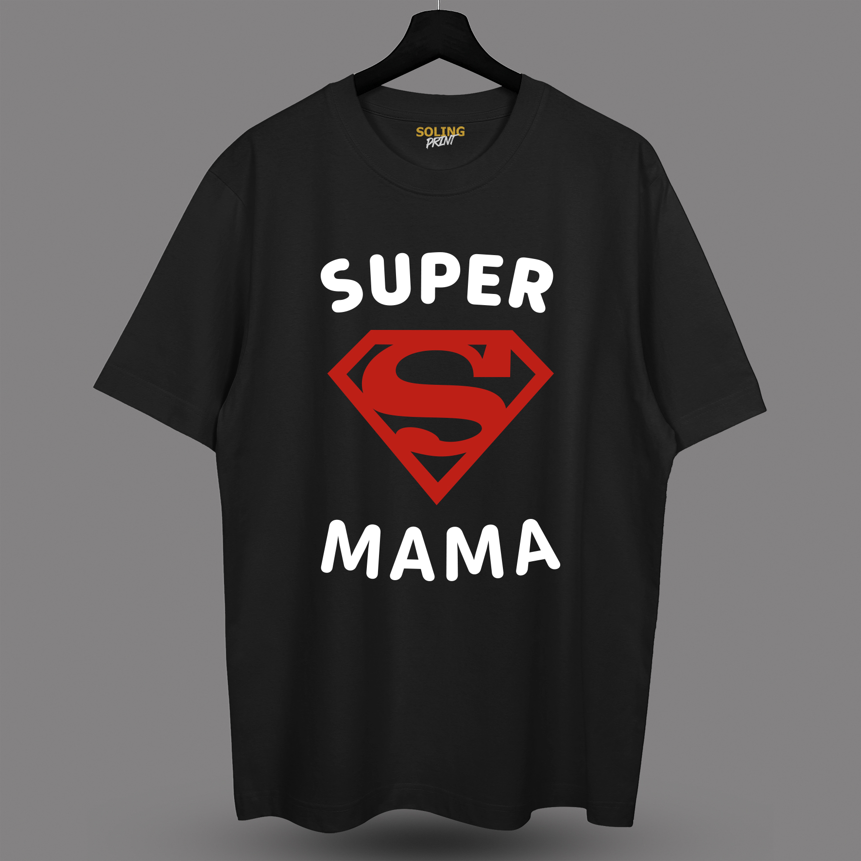 Футболка с принтом (Super mama)