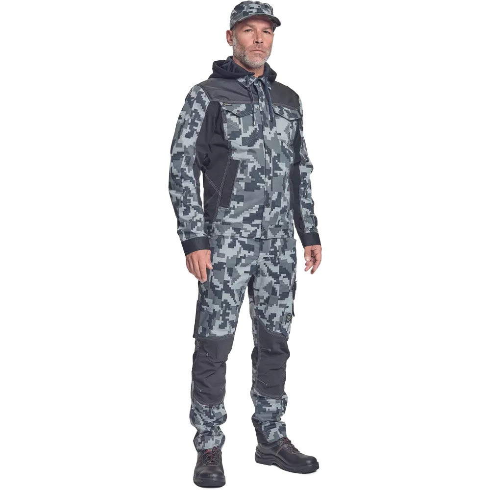 Куртка NEURUM CAMOUFLAGE с капюшоном - серая Куртка NEURUM CAMOUFLAGE с капюшоном - серая