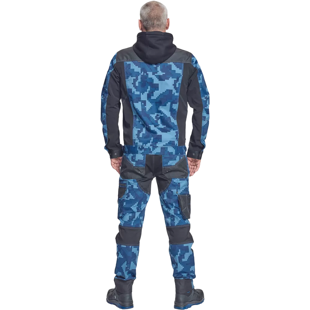 Куртка NEURUM CAMOUFLAGE с капюшоном - синяя Куртка NEURUM CAMOUFLAGE с капюшоном - синяя