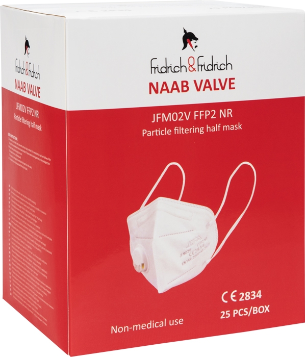 Респиратор NAAB JFM02V FFP2 с клапаном