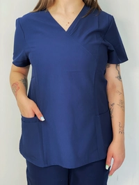 Женская медицинская рубашка FEROX WOMAN - Темно-синий